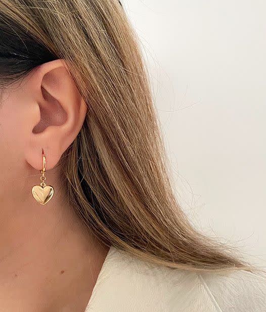 گوشواره قلبی ژوپینگ کد 1316 - خرید آنلاین از گالری آداس